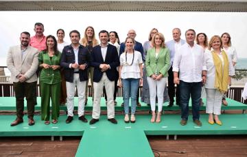El PP de Cádiz presenta a sus candidatos provinciales para el próximo 19J.