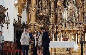 La Coordinadora de Trasplantes de Cádiz ha iniciado el Día del Donante en la iglesia del Carmen