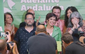 Teresa Rodríguez consiguió este domingo su objetivo con dos escaños en el Parlamento Andaluz