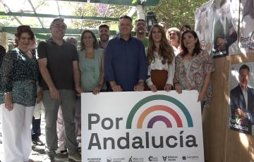 Por Andalucía pide el voto para fortalecer la sanidad y la educación públicas y defender la industria
