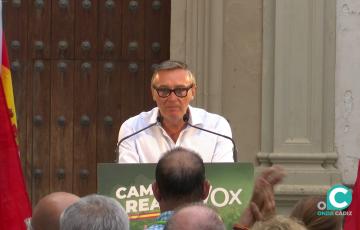 Manuel Gavira durante su intervención este martes en Cádiz