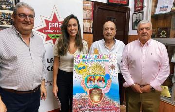 Manuel Santos en la presentación del cartel de las fiestas carnavalescas de Candelaria el pasado mes de junio