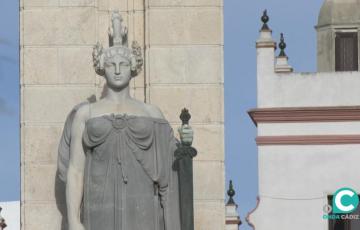 Imagen del monumento de las Cortes de Cádiz 