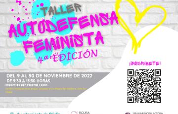 El Taller de Autodefensa Feminista se desarrollará del 9 al 30 de noviembre en horario de mañana