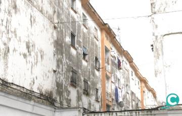 Imagen del estado actual de viviendas del barrio del Cerro del Moro