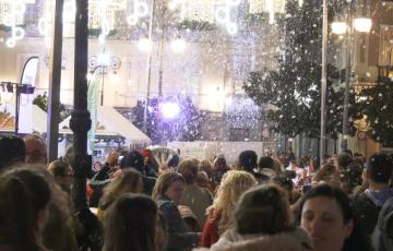El temporal da paso a la nieve en San Antonio.