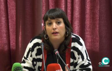 Rocío Sáez, representante de Ganar Cádiz en el Ayuntamiento 