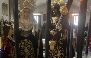 Desde la iglesia conventual de Santa María, a las 19.40 horas saldrá el Nazareno de Santa María. 