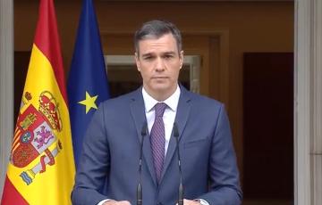 Pedro Sánchez comparece en una declaración institucional 