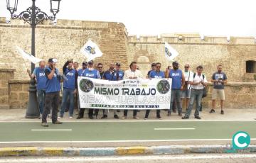 Concentración en Cádiz del Sindicato Unificado de Policía