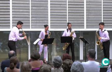 El cuarteto de saxofones Syntése Quartet fue el encargado de ponerle ritmo a la segunda de estas cuatro citas.
