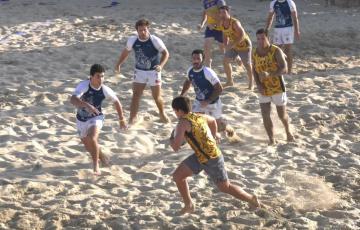 El rugby playa entra en escena en el Cádiz Arena.