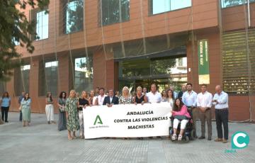 Minuto de silencio en la Junta de Andalucía
