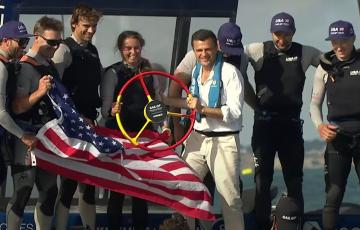 Estados Unidos sale vencedor del Sail GP Cádiz.