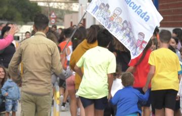 Los alumnos del colegio La Inmaculada ha celebrado una carrera solidaria