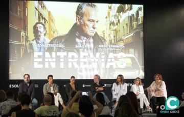 Con su protagonista, José Coronado, y su creador, David Bermejo, a la cabeza, la serie "Entrevías" ha presentado su tercera temporada en el South Series de Cádiz