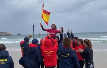 La gaditana Julieta Rodríguez-Villamil se proclama campeona de Europa de SUP Surfing Junior