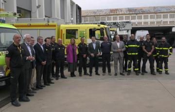 Antonio Sanz anuncia nueva normativa para el acceso y la promoción de los bomberos