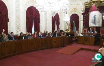 Pleno extraordinario Ayuntamiento de Cádiz