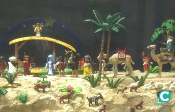 Uno de los dioramas que se exponen en la segunda edición de "CadizClick".