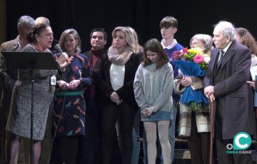 Carmen de la Jara ha dedicado un fandango a Alfonso de la Rimada en el escenario 