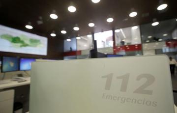 Sala del 122 Emergencias Andalucía. 