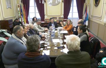 Momento de la reunión del Consejo de Participación del Carnaval.