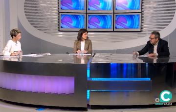 Economistas en su intervención en Onda Cádiz TV.