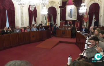 Sesión plenaria del Ayuntamiento de Cádiz del mes de enero. 