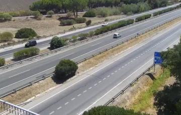 Imagen de la  AP-4 entre Cádiz y Sevilla