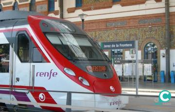 Estación ferroviaria de Jerez. 