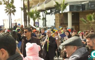 Ambiente de carnaval en las calles de Cádiz. 