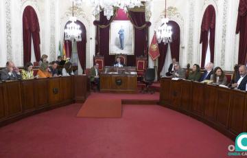Sesión ordinaria del Pleno del Ayuntamiento de Cádiz del mes de febrero.
