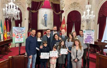 Acto de presentación del cartel y de la mascota de las IV Olimpiadas de la Escuela Pública