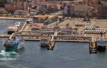 Imagen del puerto de Algeciras