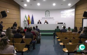 Presentación del programa "T-Acompañamos"  en la Delegación de Gobierno la Junta en Cádiz