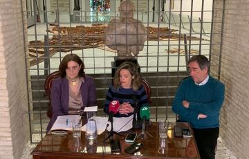 Rueda de prensa con la presentación del proyecto de la restauración de la maqueta de Cádiz