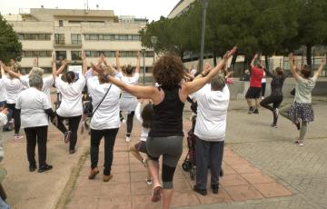 El yoga ha sido una de las actividades de la jornada 