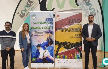 Presentación de los dos eventos en el Complejo Deportivo Ciudad de Cádiz. 