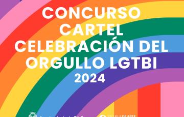 Cartel del concurso para la celebración del Orgullo LGTBI 2024 en Cádiz. 