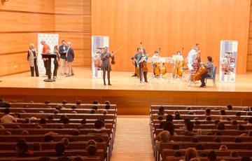 Escolares gaditanos en un concierto Conservatorio de Música de Cádiz