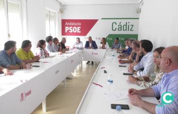 Reunión de la Ejecutiva provincial del PSOE en una imagen de archivo