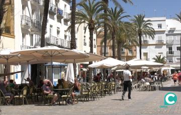 Los hoteles de Cádiz alcanzan casi el lleno en jornadas como la del sábado. 