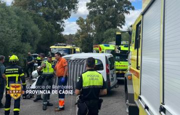 Fuerzas de rescate en el lugar del siniestro - Consorcio de Bomberos