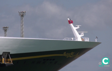 Uno de los cruceros atracados en el puerto de la ciudad en una imagen de archivo.