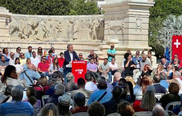 El PSOE ha pedido el voto a la candidata Teresa Ribera para las próximas elecciones europeas