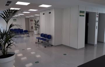 Interior de un Centro de Salud en una imagen de archivo
