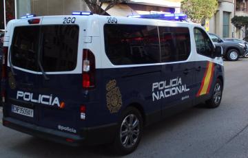 Imagen de archivo de un furgón de la Policía Nacional