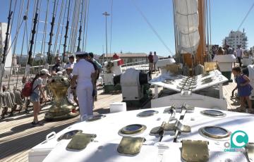 El Buque Esmeralda fue construido en el astillero gaditano en 1954 