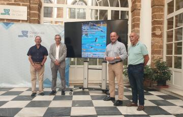 El Palacio Provincial de la Diputación de Cádiz acoge la presentación del Campeonato de Andalucía Infantil de Natación.